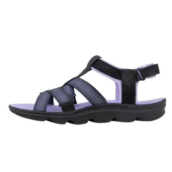 Jsport by Jambu Women's Sandals Strap Black Purple Size 9 NIB - Picture 9 of 11